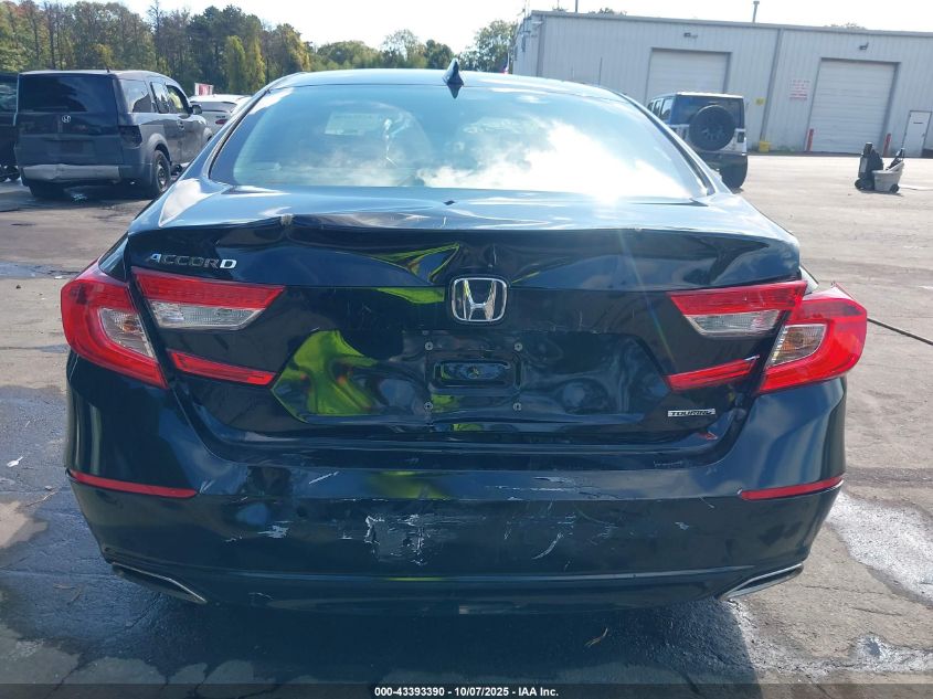 2018 Honda Accord Touring VIN: 1HGCV1F93JA103145 Lot: 43393390