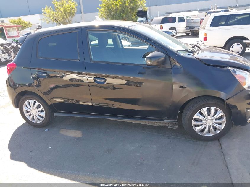 2019 Mitsubishi Mirage Es VIN: ML32A3HJ6KH006171 Lot: 43393409