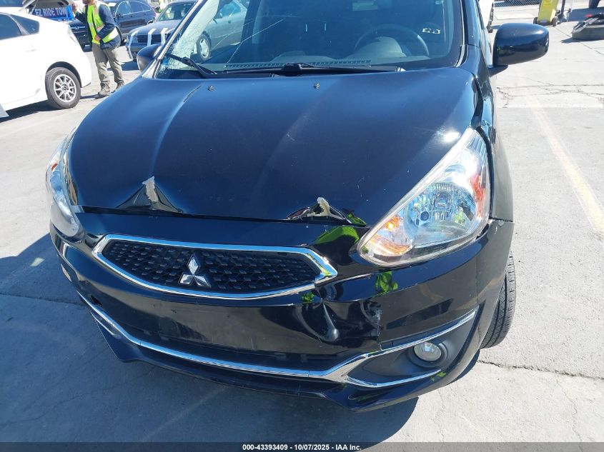 2019 Mitsubishi Mirage Es VIN: ML32A3HJ6KH006171 Lot: 43393409
