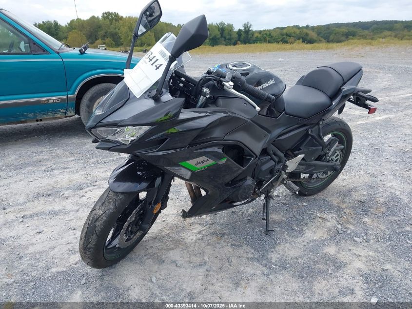 2025 Kawasaki Ex650 R VIN: ML5EXER19SDAD8793 Lot: 43393414