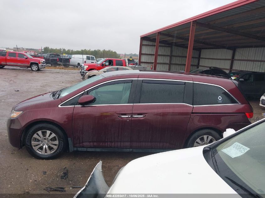 2014 Honda Odyssey Ex VIN: 5FNRL5H40EB136172 Lot: 43393417