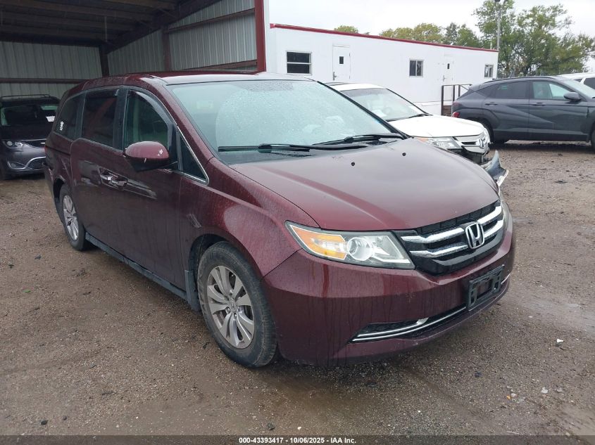 2014 Honda Odyssey Ex VIN: 5FNRL5H40EB136172 Lot: 43393417