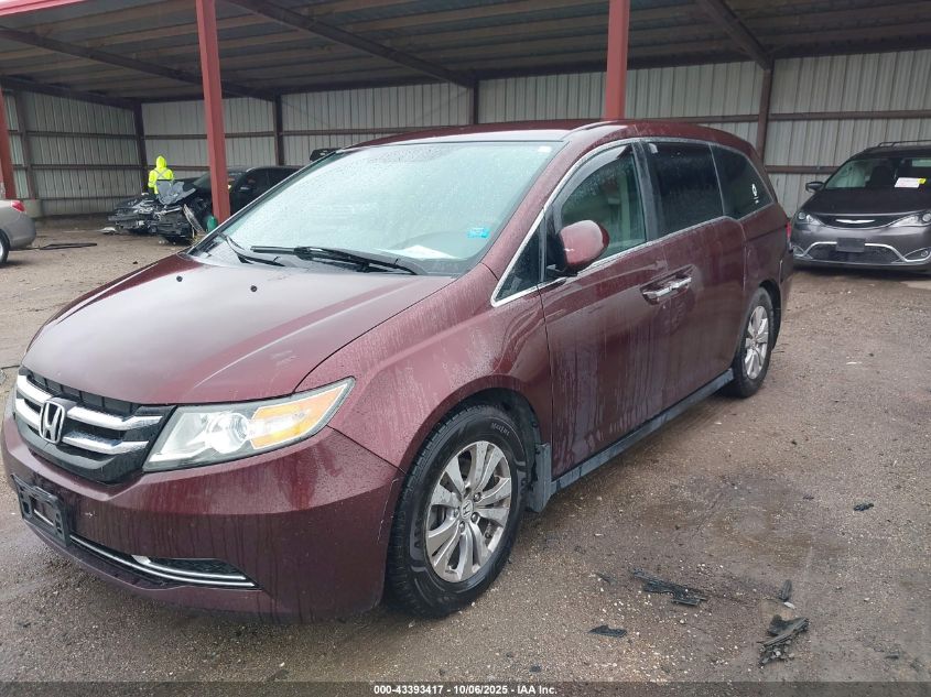 2014 Honda Odyssey Ex VIN: 5FNRL5H40EB136172 Lot: 43393417