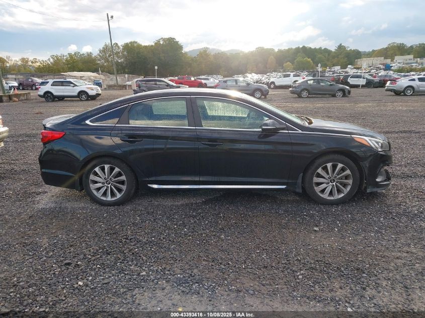 2017 Hyundai Sonata Sport VIN: 5NPE34AF5HH557573 Lot: 43393416