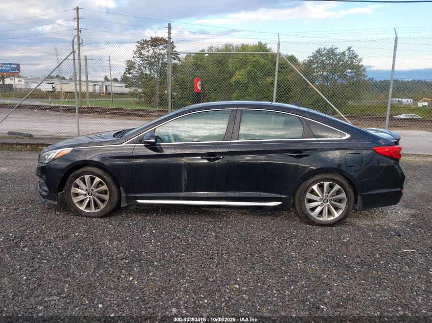 2017 Hyundai Sonata Sport VIN: 5NPE34AF5HH557573 Lot: 43393416