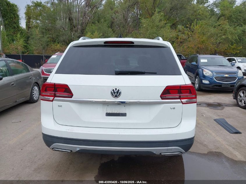 2018 Volkswagen Atlas 3.6L V6 Se VIN: 1V2CR2CAXJC504590 Lot: 43393420
