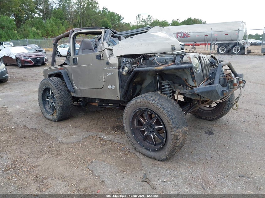 1J4FA49S52P771545 2002 Jeep Wrangler Sport auction photo 1