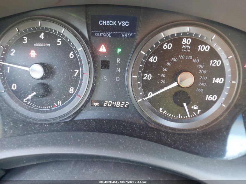 2009 Lexus Es 350 VIN: JTHBJ46G692308694 Lot: 43393451