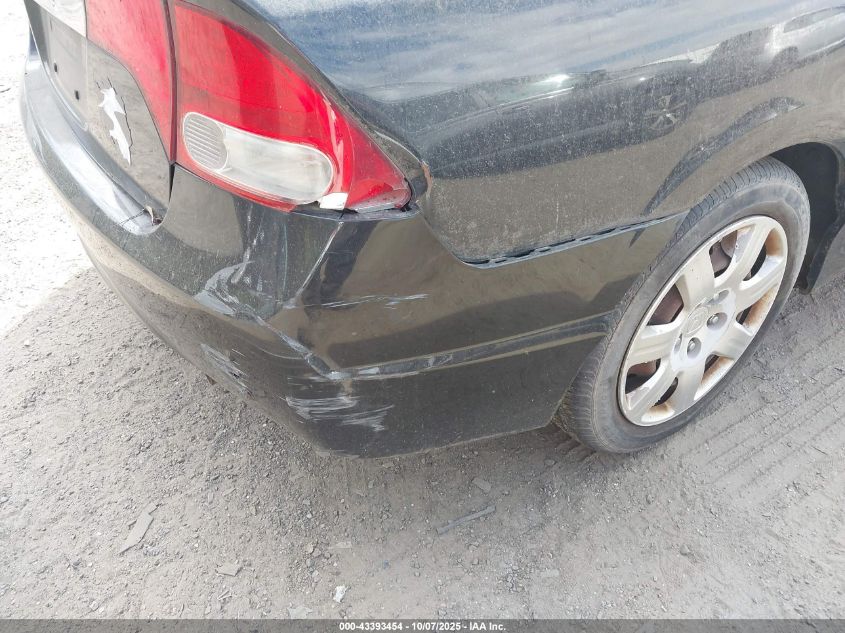 2009 Honda Civic Lx VIN: 2HGFA165X9H363321 Lot: 43393454