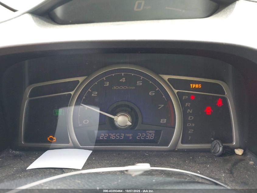 2009 Honda Civic Lx VIN: 1HGFA16569L015728 Lot: 43393464