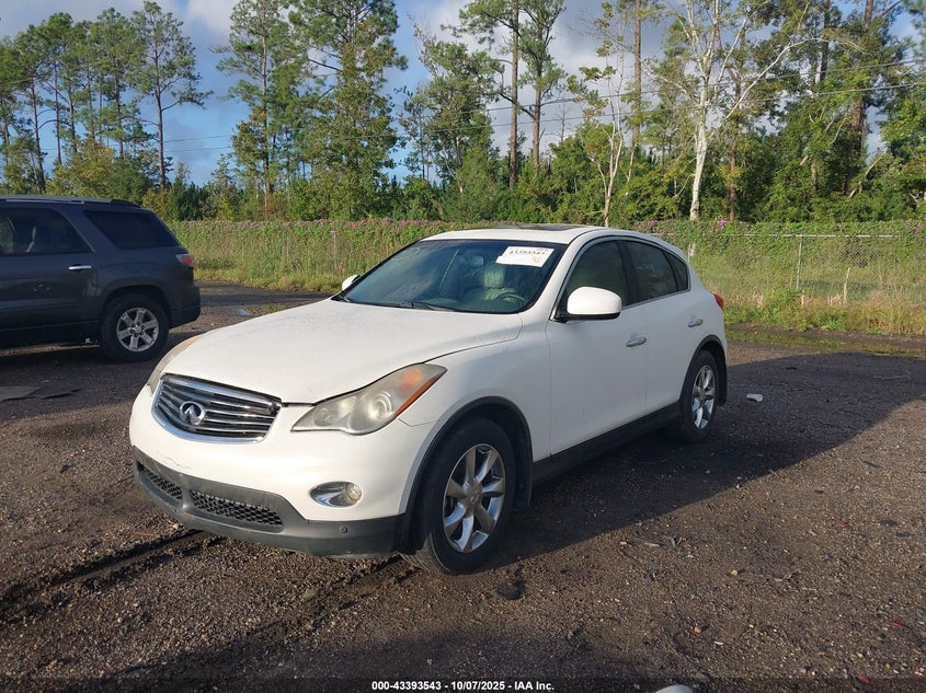2008 Infiniti Ex35 Journey white other gasoline JNKAJ09E18M300911 photo #3