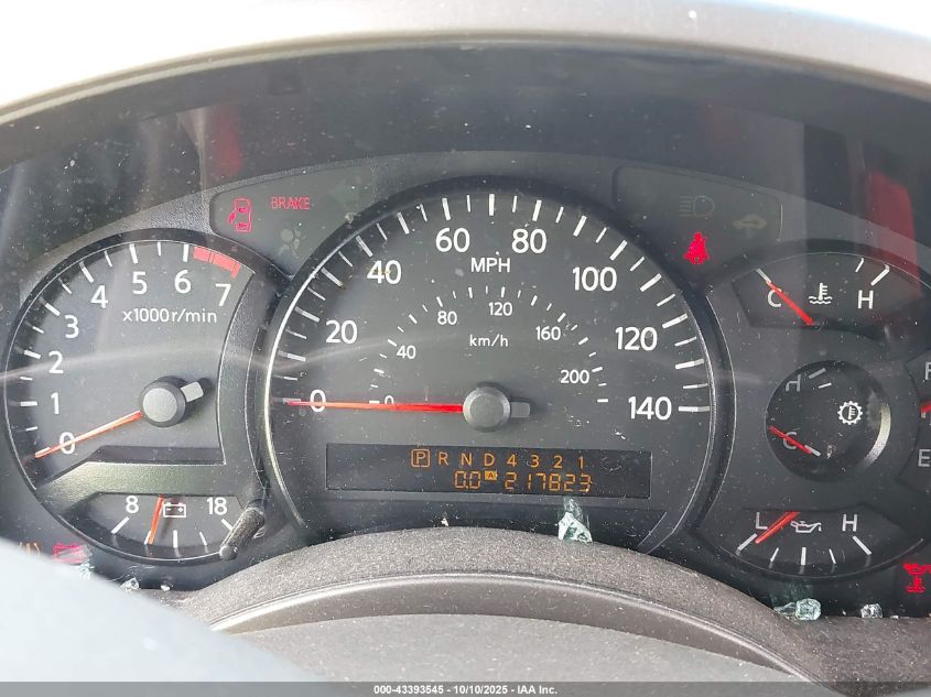 2005 Nissan Titan Se VIN: 1N6BA06A95N548236 Lot: 43393545