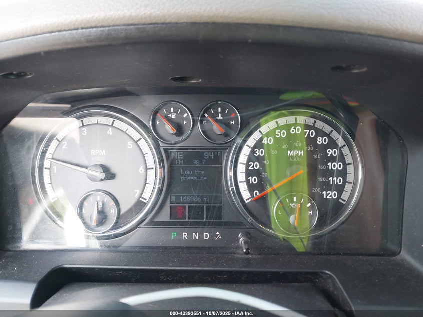 2009 Dodge Ram 1500 Slt/Sport/Trx VIN: 1D3HB18PX9S801368 Lot: 43393551