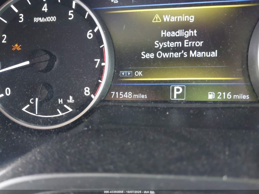 2018 Nissan Maxima 3.5 Platinum VIN: 1N4AA6AP6JC407780 Lot: 43393555