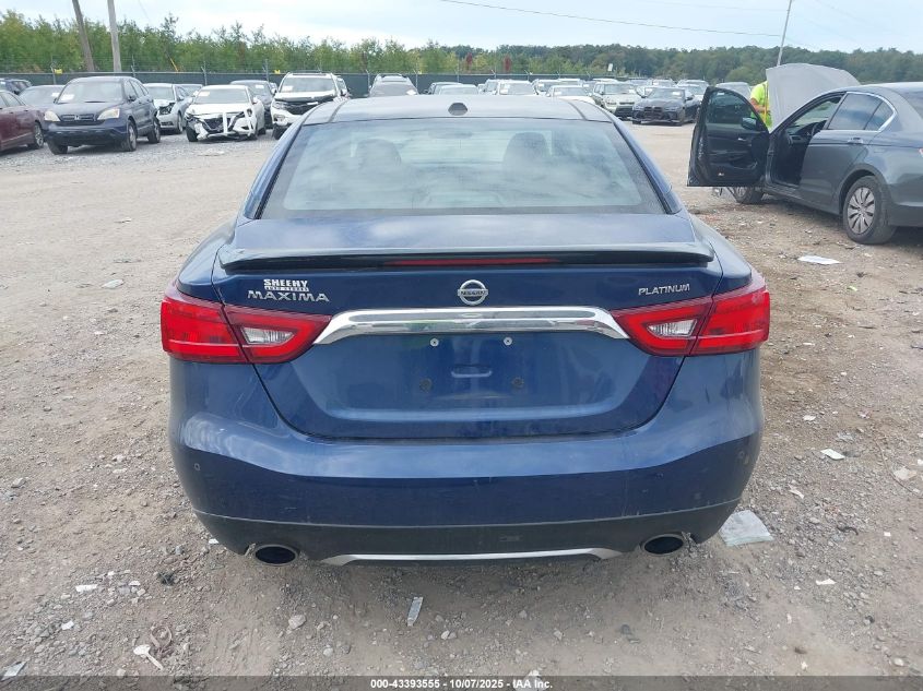 2018 Nissan Maxima 3.5 Platinum VIN: 1N4AA6AP6JC407780 Lot: 43393555