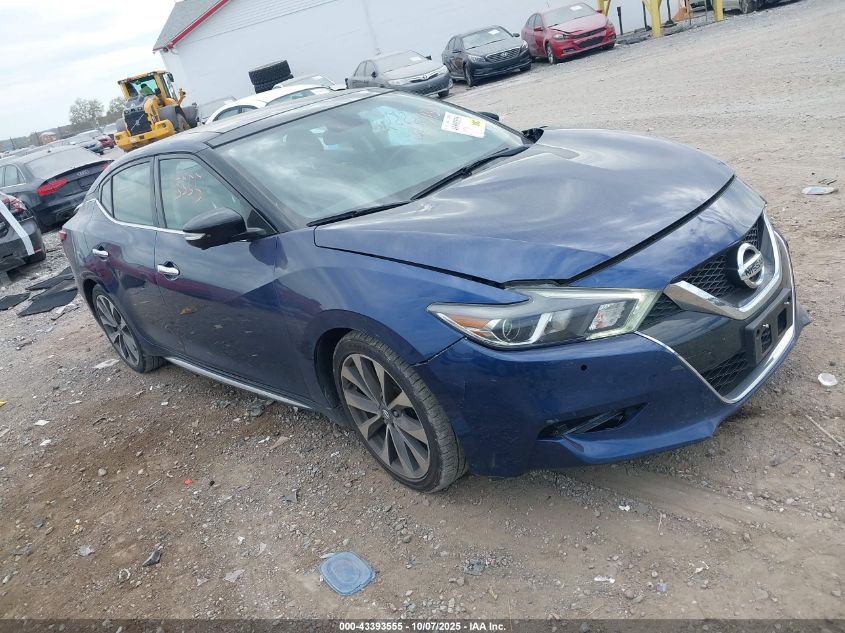 2018 Nissan Maxima 3.5 Platinum VIN: 1N4AA6AP6JC407780 Lot: 43393555