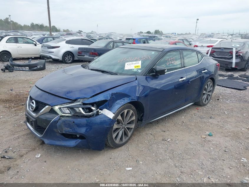 2018 Nissan Maxima 3.5 Platinum VIN: 1N4AA6AP6JC407780 Lot: 43393555