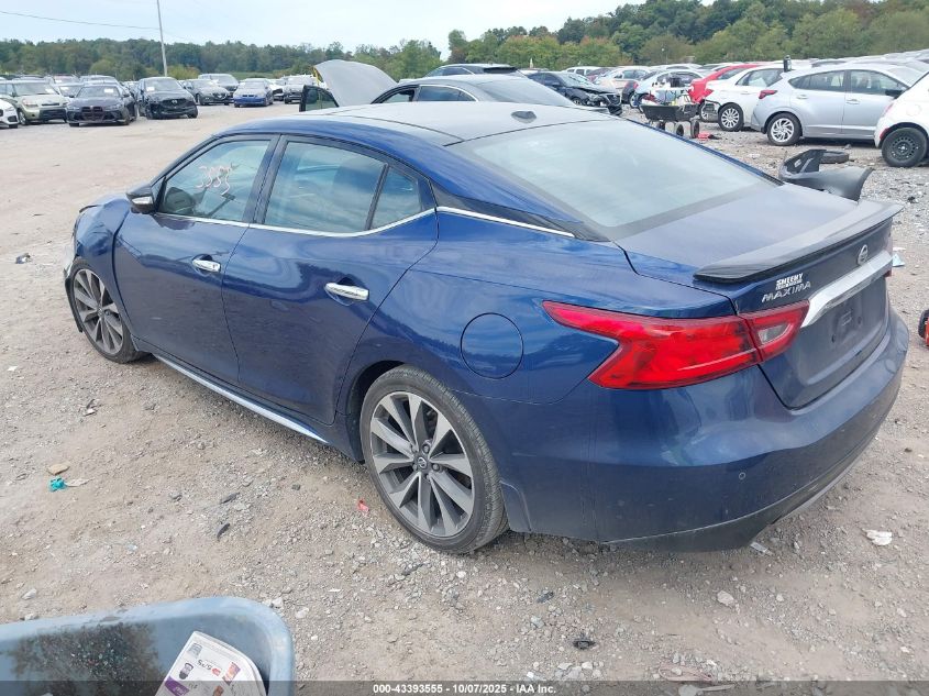 2018 Nissan Maxima 3.5 Platinum VIN: 1N4AA6AP6JC407780 Lot: 43393555