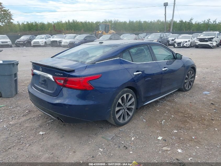 2018 Nissan Maxima 3.5 Platinum VIN: 1N4AA6AP6JC407780 Lot: 43393555