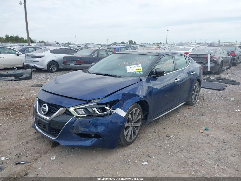 2018 Nissan Maxima 3.5 Platinum VIN: 1N4AA6AP6JC407780 Lot: 43393555