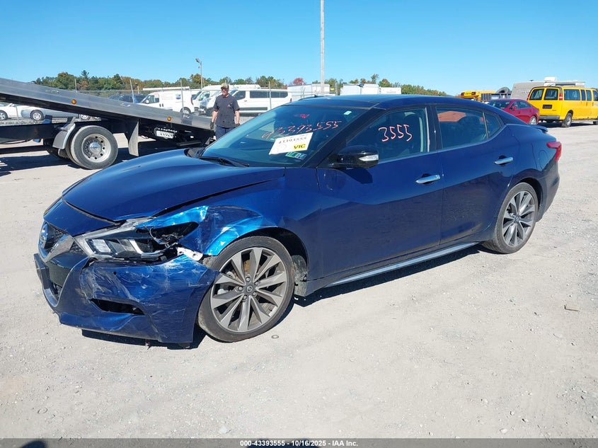 Vin: 1n4aa6ap6jc407780, lot: 43888320, nissan maxima 3.5 platinum 20182