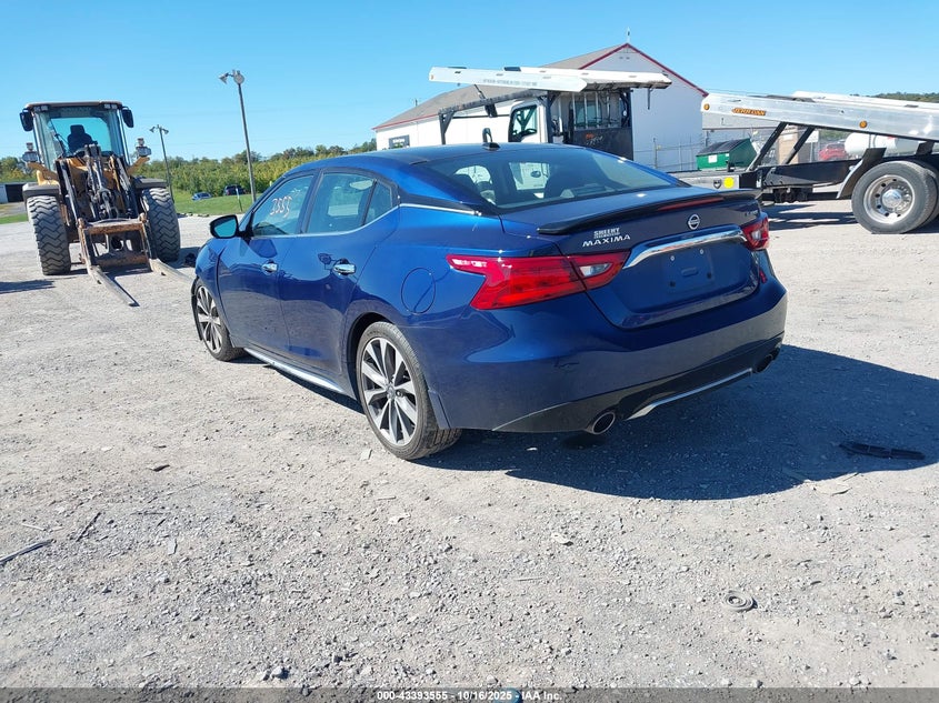 Vin: 1n4aa6ap6jc407780, lot: 43888320, nissan maxima 3.5 platinum 20183