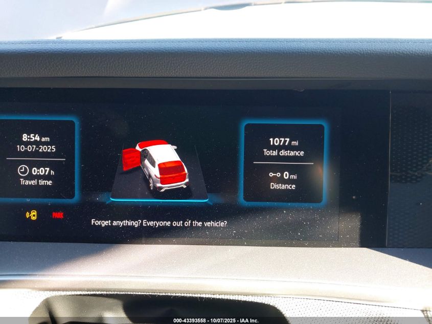 2025 Volkswagen Tiguan 2.0T S VIN: 3VVCR7RM3SM020505 Lot: 43393558