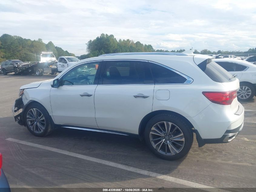 2017 Acura Mdx Technology Package VIN: 5FRYD3H51HB004613 Lot: 43393567