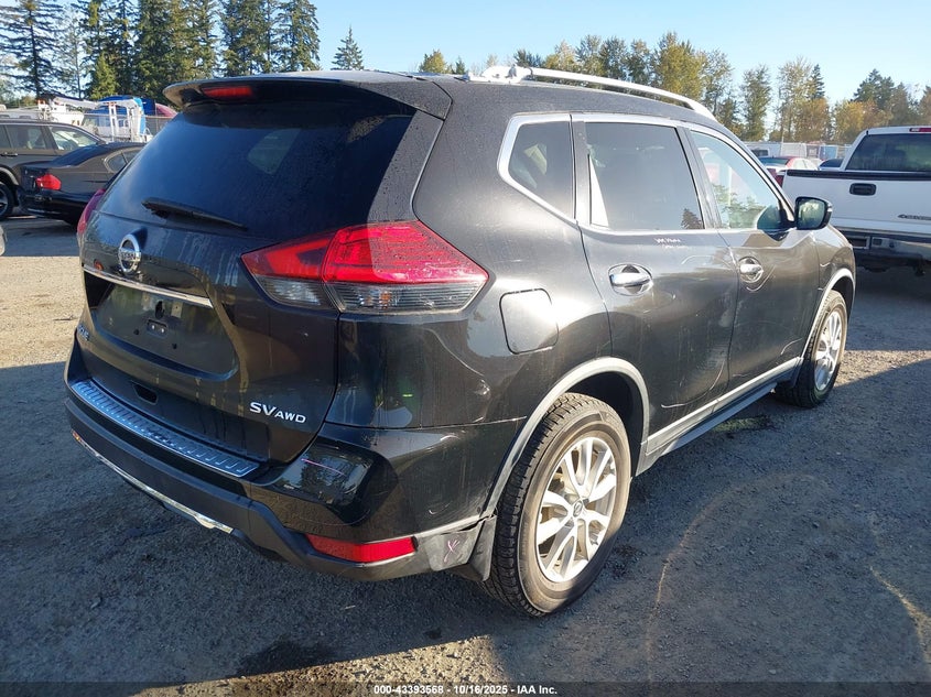 2017 Nissan Rogue 2.5 Sv Black Lot 111043393568 Vin KNMAT2MV0HP594945