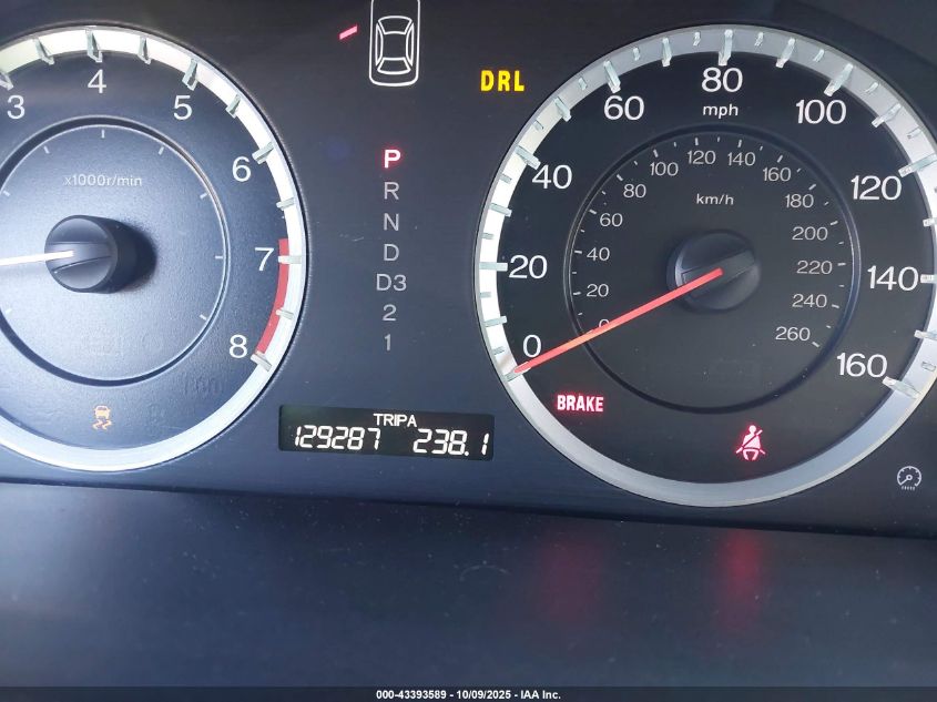 2011 Honda Accord 3.5 Ex-L VIN: 1HGCP3F89BA016400 Lot: 43393589