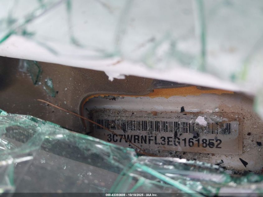 2014 Ram 5500 Chassis Tradesman/Slt/Laramie VIN: 3C7WRNFL3EG161852 Lot: 43393608