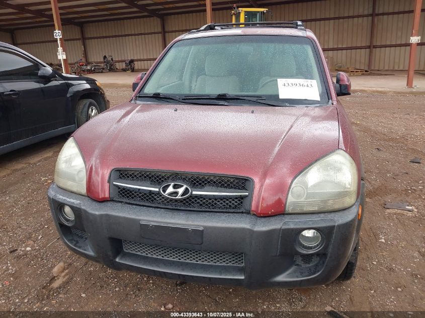 2006 Hyundai Tucson Gls/Limited VIN: KM8JN12D16U370270 Lot: 43393643