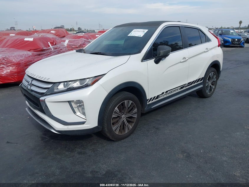 Vin: ja4at5aaxjz044952, lot: 43888493, mitsubishi eclipse cross sel 20182