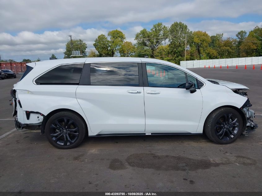 2024 Toyota Sienna Xse VIN: 5TDXRKEC6RS188035 Lot: 43393755