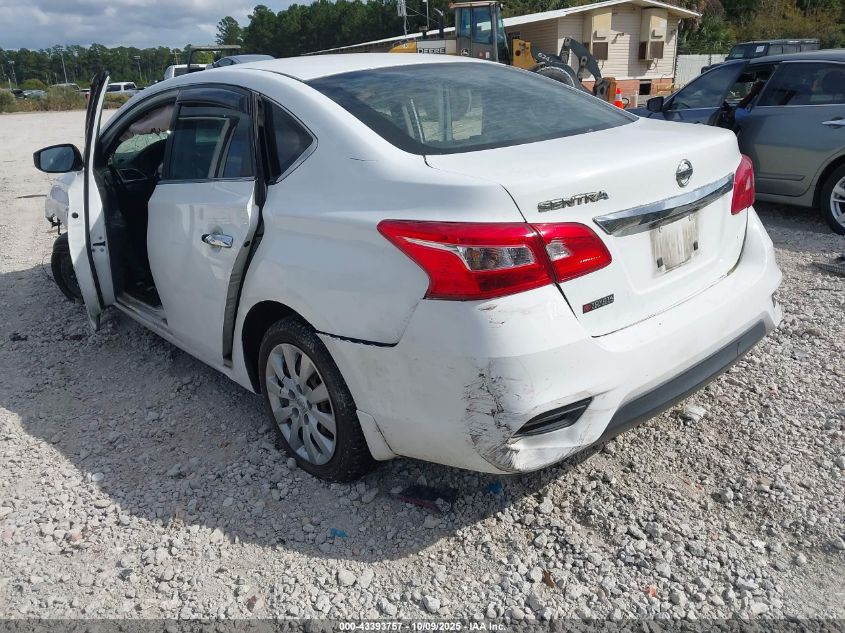 2016 Nissan Sentra S VIN: 3N1AB7AP3GY244053 Lot: 43393757