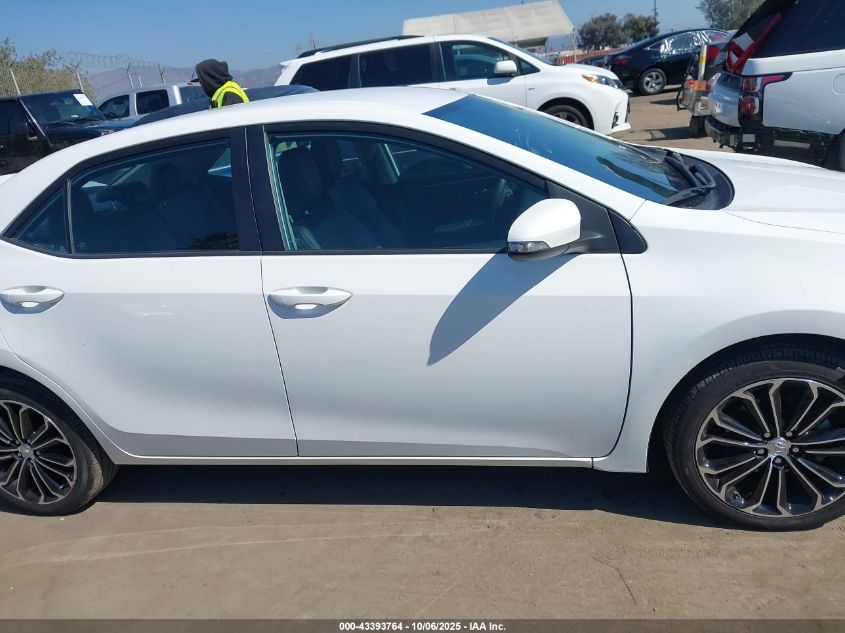 2014 Toyota Corolla S Plus VIN: 5YFBURHE3EP176233 Lot: 43393764