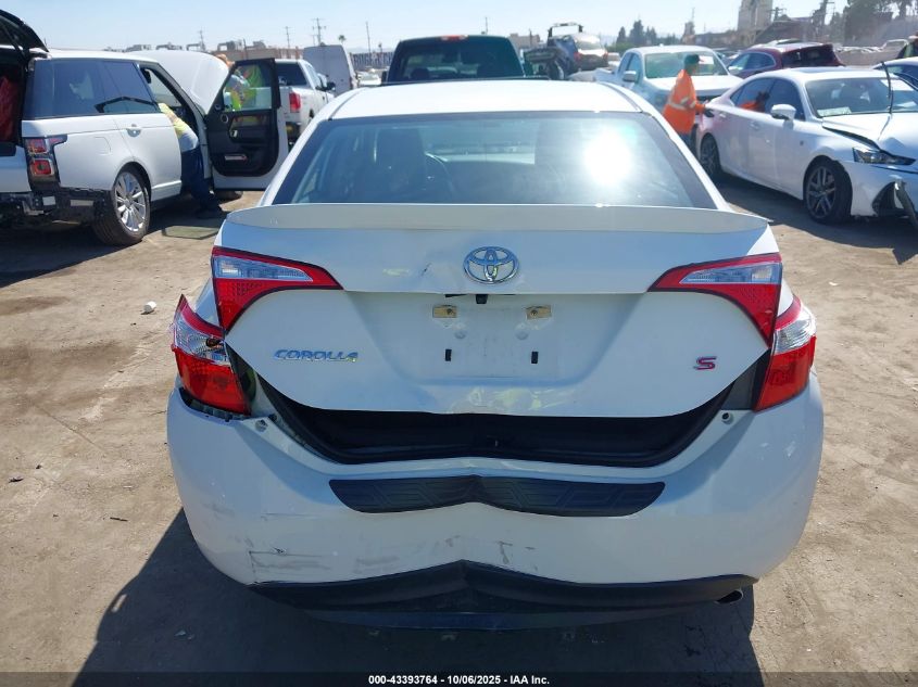 2014 Toyota Corolla S Plus VIN: 5YFBURHE3EP176233 Lot: 43393764