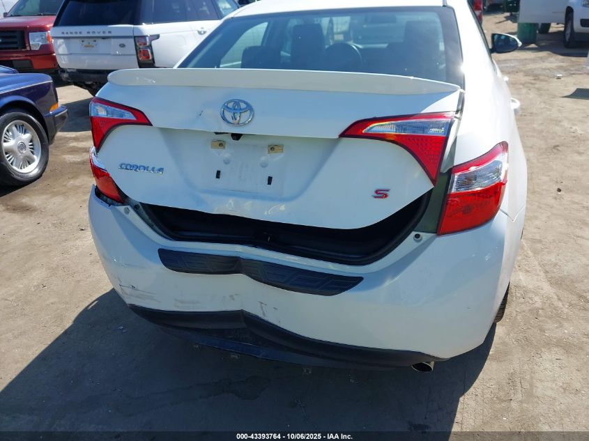 2014 Toyota Corolla S Plus VIN: 5YFBURHE3EP176233 Lot: 43393764