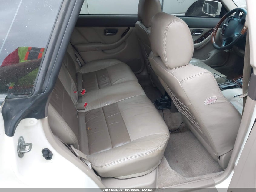 2001 Subaru Outback H6-3.0 VIN: 4S3BH806117644314 Lot: 43393786