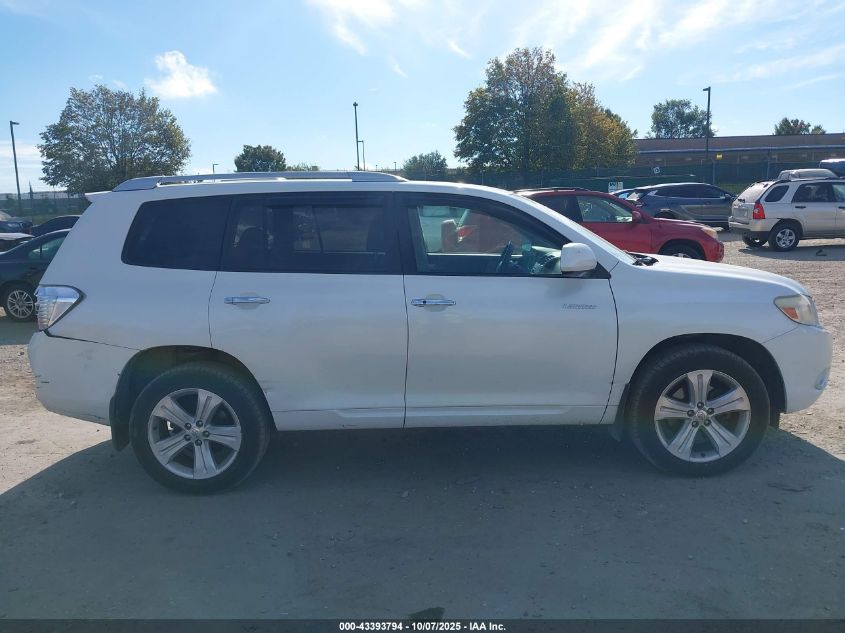 2008 Toyota Highlander Limited VIN: JTEES42A382060315 Lot: 43393794