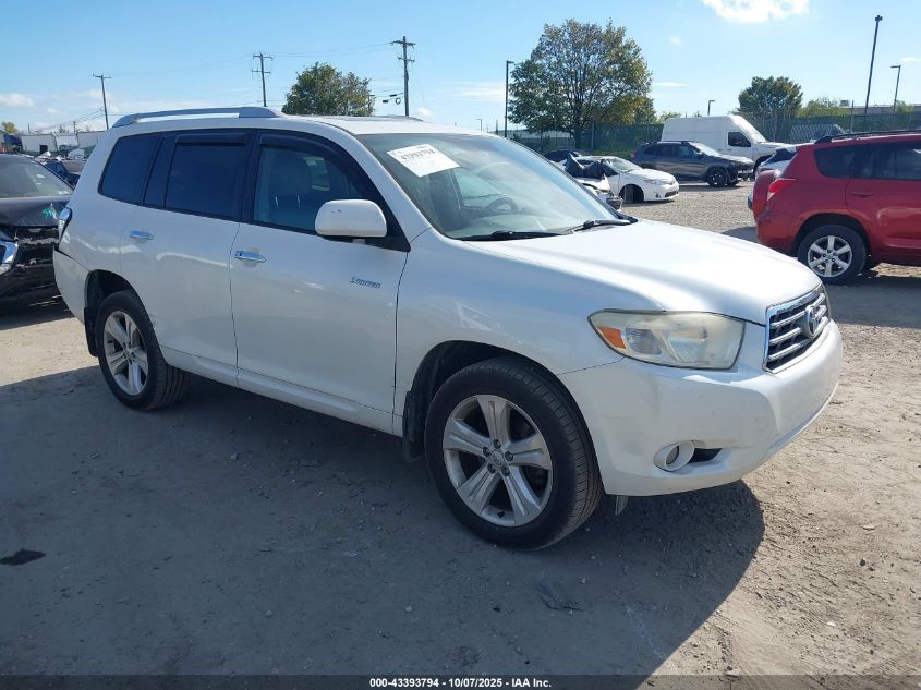 2008 Toyota Highlander Limited VIN: JTEES42A382060315 Lot: 43393794