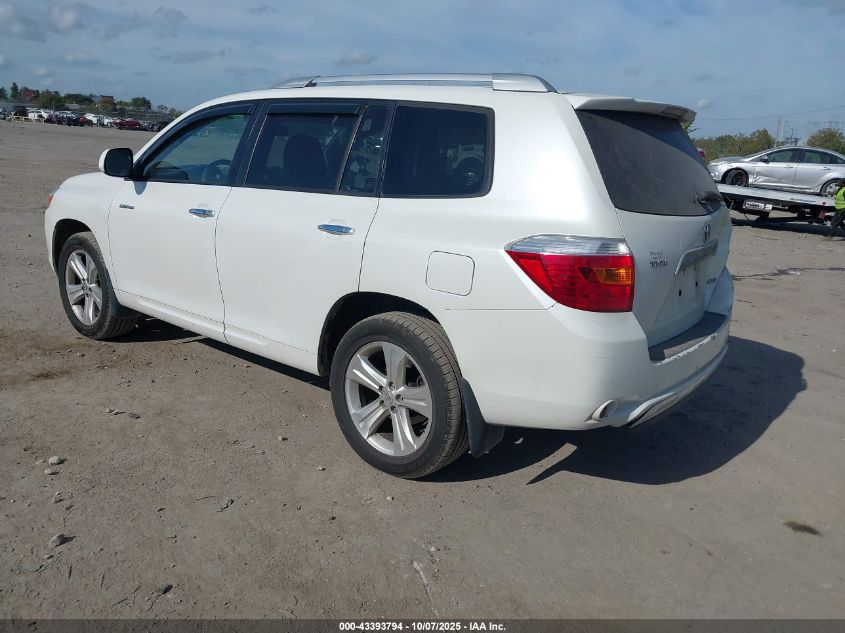 2008 Toyota Highlander Limited VIN: JTEES42A382060315 Lot: 43393794