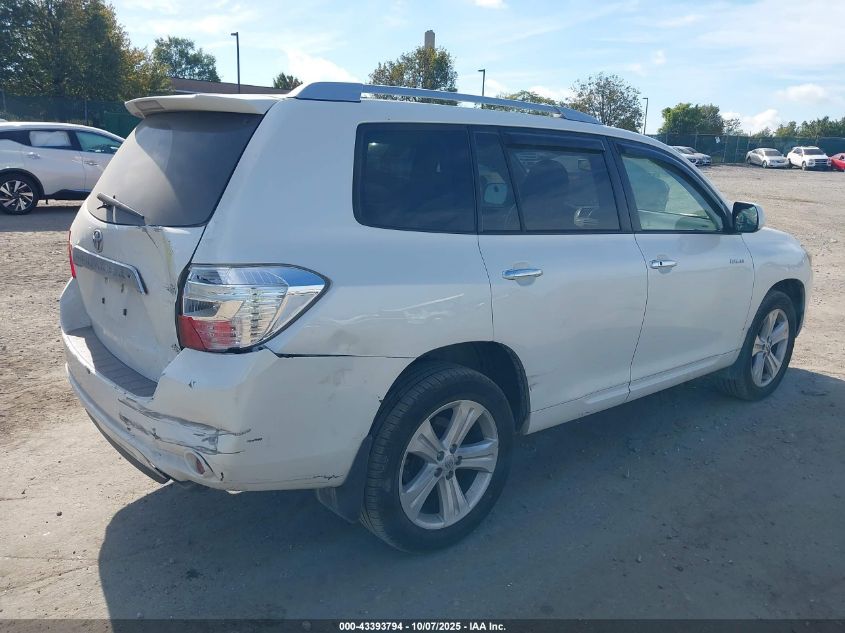2008 Toyota Highlander Limited VIN: JTEES42A382060315 Lot: 43393794