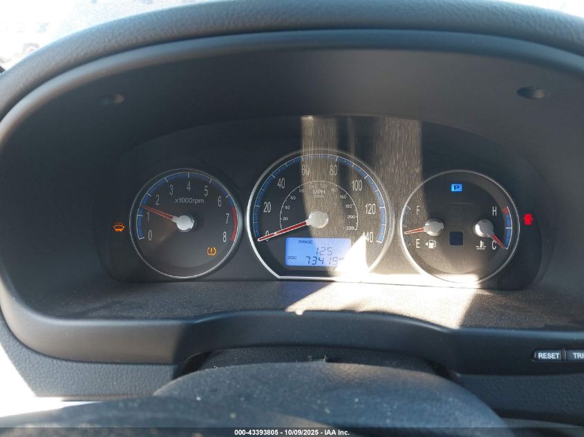 2009 Hyundai Santa Fe Gls VIN: 5NMSG73D09H299028 Lot: 43393805