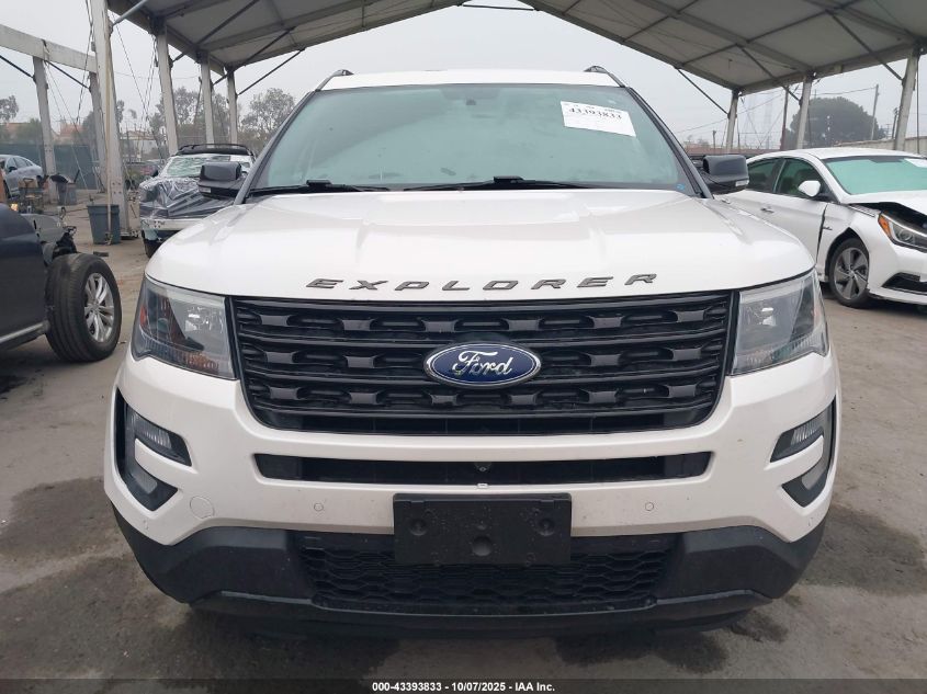 2017 Ford Explorer Sport VIN: 1FM5K8GT8HGE24250 Lot: 43393833