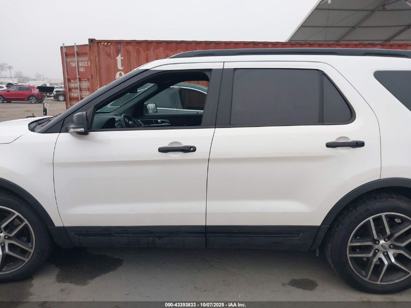 2017 Ford Explorer Sport VIN: 1FM5K8GT8HGE24250 Lot: 43393833
