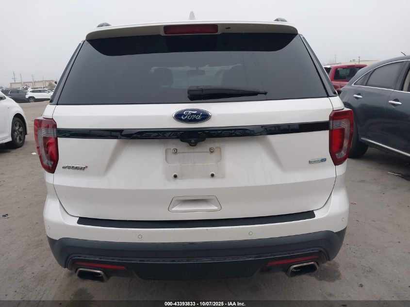 2017 Ford Explorer Sport VIN: 1FM5K8GT8HGE24250 Lot: 43393833