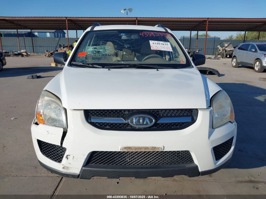 2010 Kia Sportage Lx VIN: KNDKG3A42A7719010 Lot: 43393835