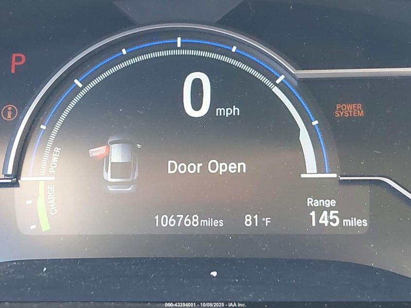 2018 Honda Clarity Plug-In Hybrid Touring VIN: JHMZC5F30JC004853 Lot: 43394001