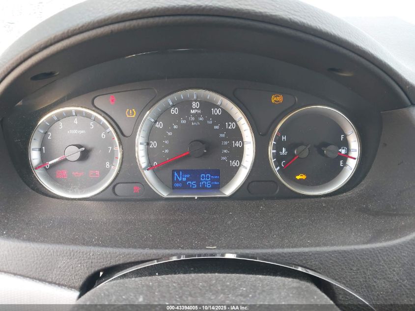 2009 Hyundai Sonata Gls VIN: 5NPET46C39H524779 Lot: 43394005